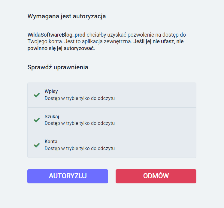 Fragment okna z Mastodona o treści: 
