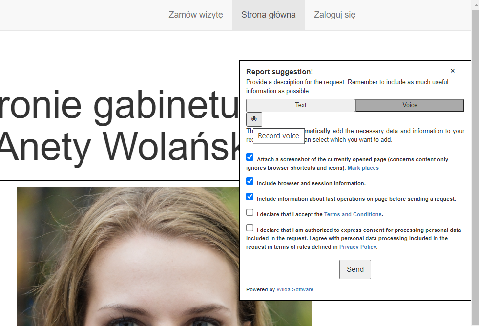 Wtyczka z włączonymi zakładkami